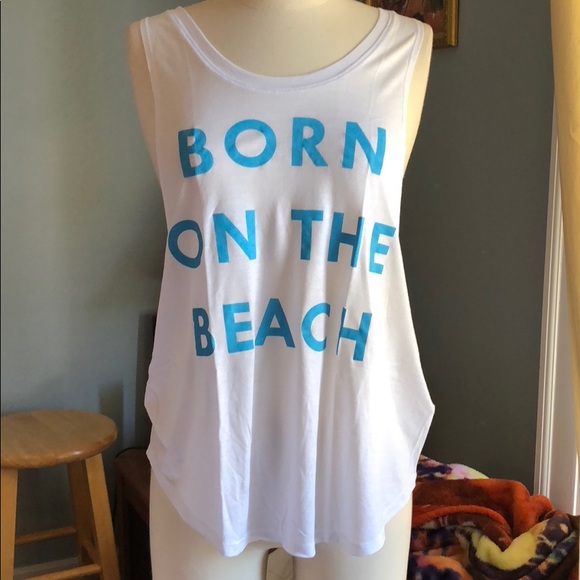 NWT Popular Basics Born on the Beach Tank Boutique - Picture 2 of 5